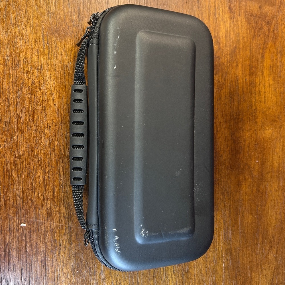 Sleek Black Handheld Console Case